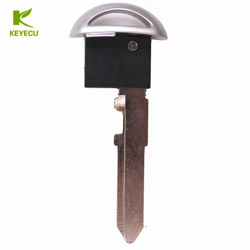 

KEYECU New Replacment Prox Smart Fob Key Remote Emergency Insert Blade Blank for Mazda 3 6 CX-5 CX-7 CX-9 MX5-Miata