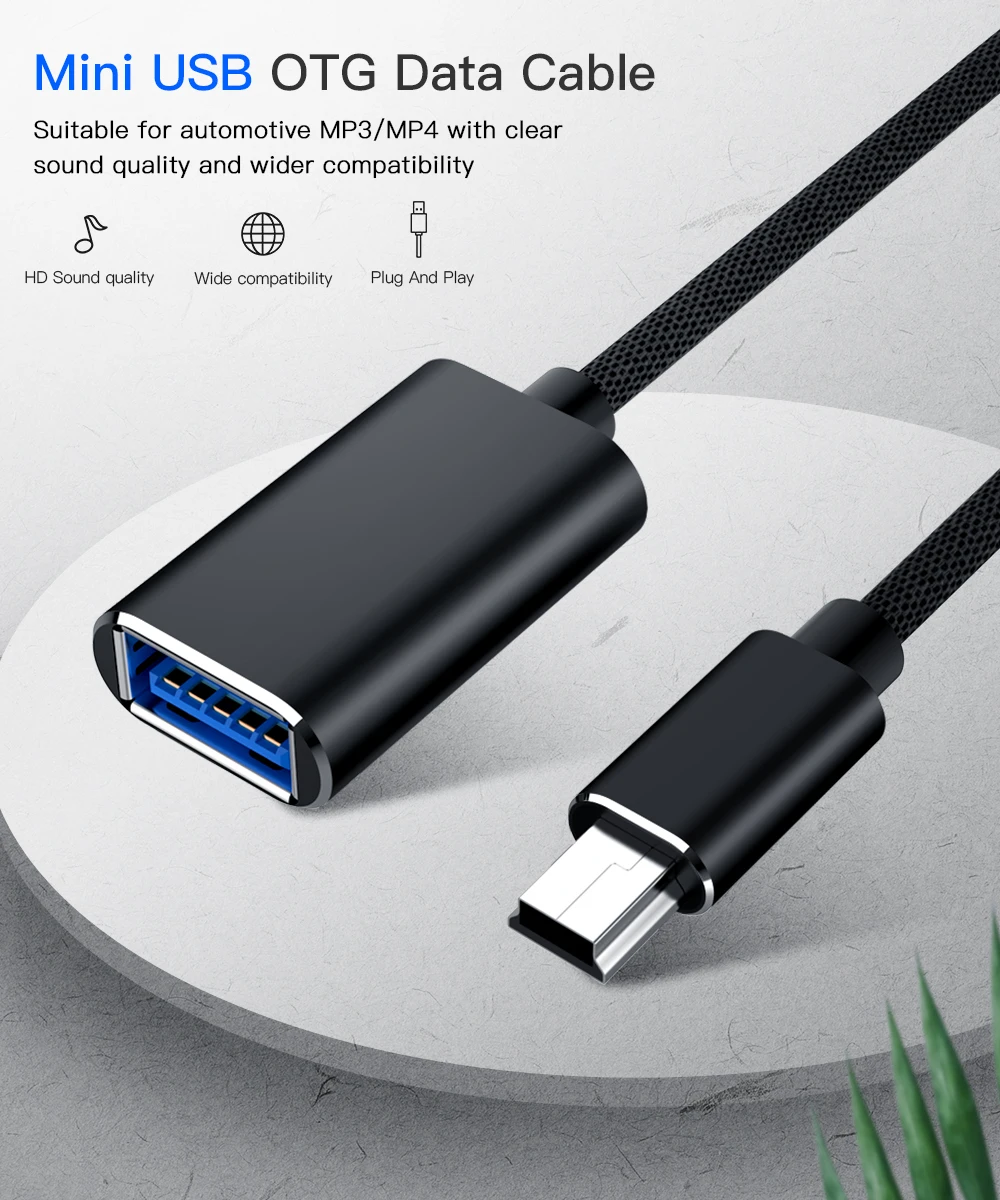 5 Pin B кабель папа к USB 3,0 Женский металлический шнур адаптер Micro B USB кабель-удлинитель для автомобиля MP4 Mini USB3.0 к Micro USB-b OTG