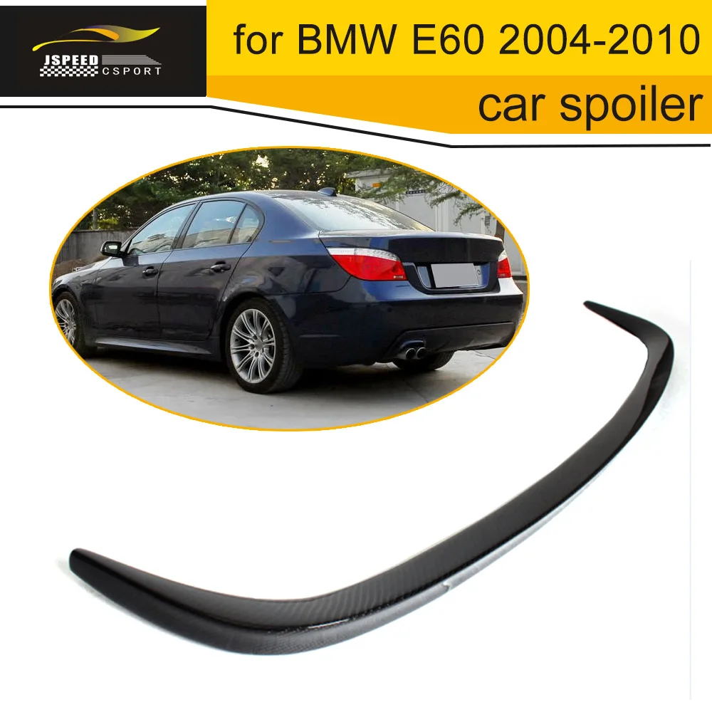 Авто-Стайлинг карбоновое волокно Авто duckbill спойлер для BMW E60 2004-2010 | Автомобили и