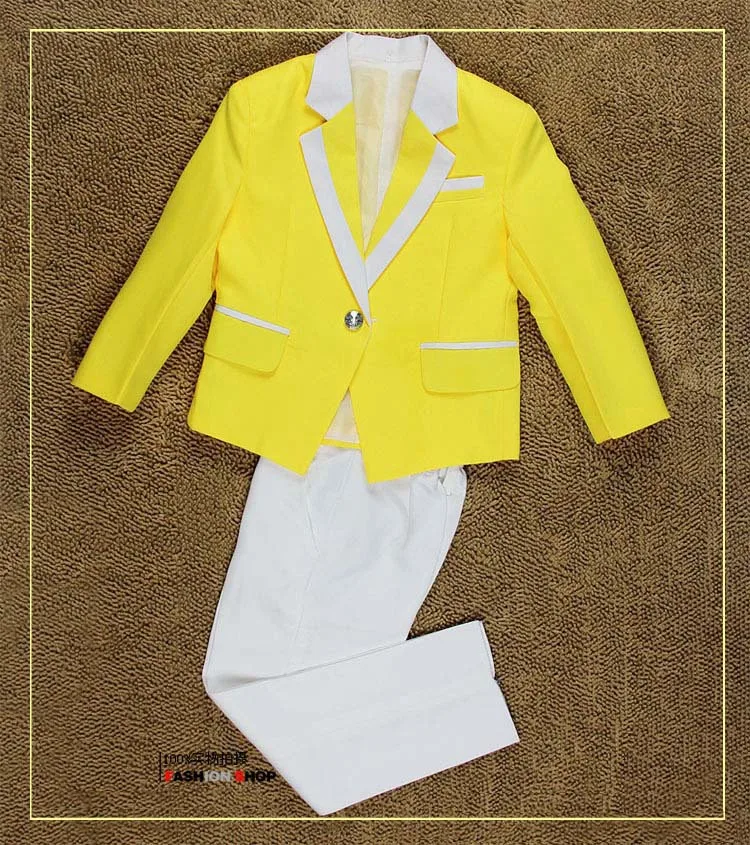 Boys' Formal Occasion 2013 New 2pcs Suits=Coat+Pants 2 10Y Children's