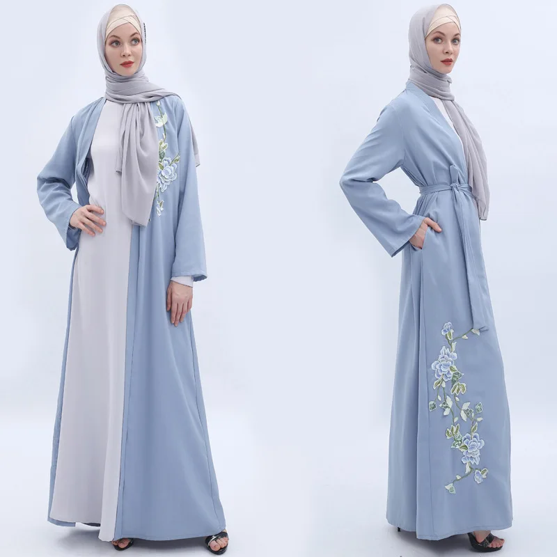 

Embroidery Abaya Turkey Muslim Hijab Dress Cardigan Kimono Abayas for Women Robe Dubai Caftan Islam Eid Ramadan Islamic Clothing