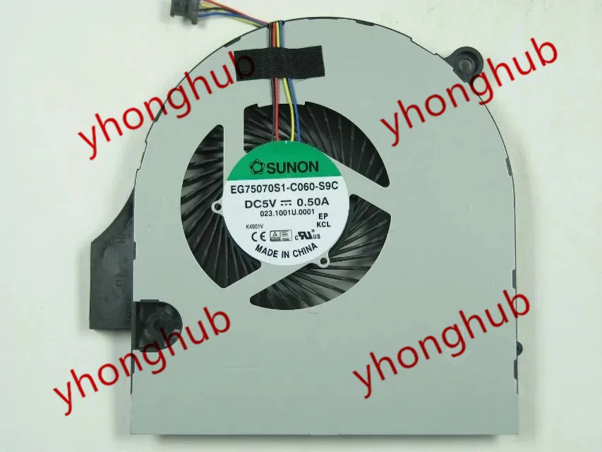 

Free Shipping For SUNON EG75070S1-C060-S9C DC 5V 0.50A 4-wire 4-pin connector 40mm Server Laptop Cooling fan