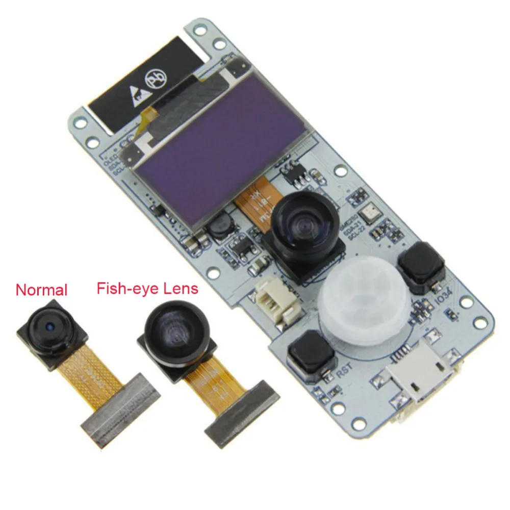 Для TTGO T-Camera ESP32 WROVER & PSRAM Camera Module ESP32-WROVER-B OV2640 камера объектив рыбий