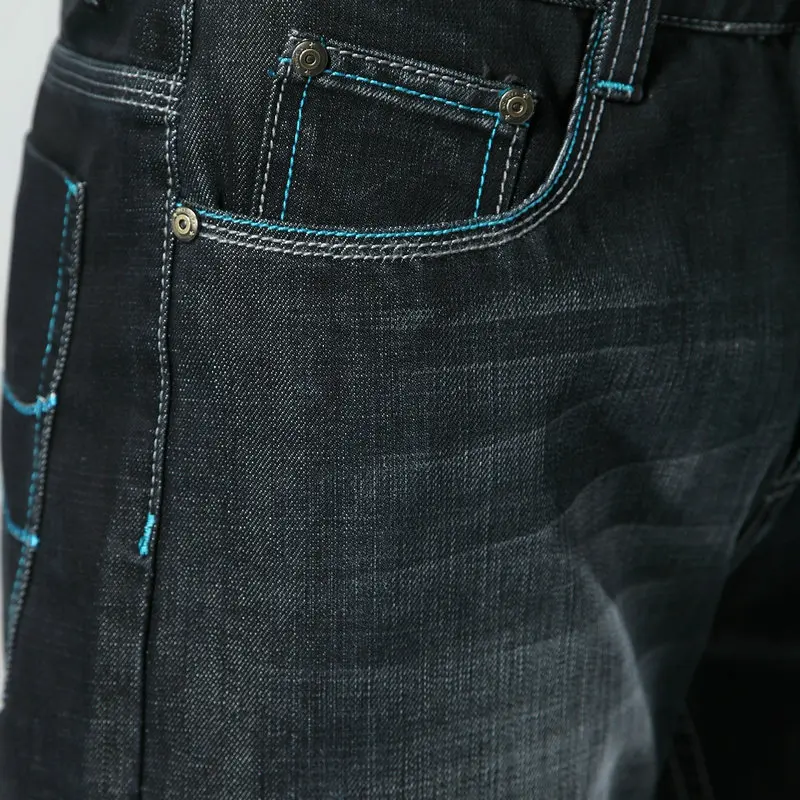 Новый Для мужчин свободные Прямые джинсы плюс Размеры 28-44 Для мужчин S джинсы середины талии Для мужчин S Джинсы для женщин мешковатые