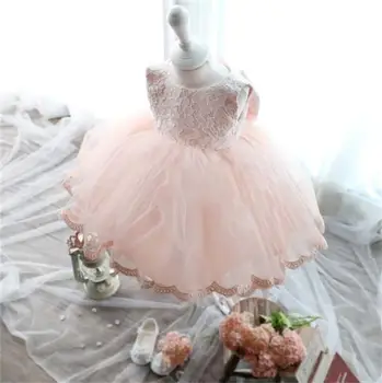 New Baby Girl Princess Wedding Party Flowers Dress 4