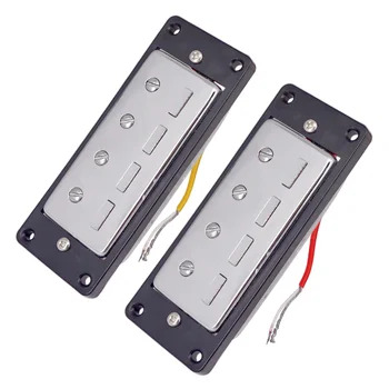 

Set of 2pcs Mini Humbucker Pickups for 4 String Electric Bass Guitar Parts