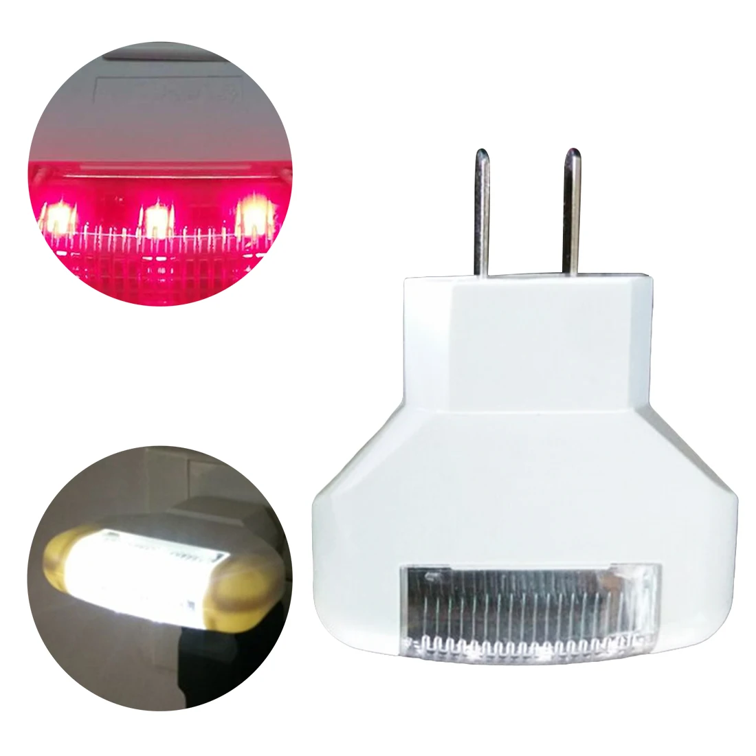 Wall Mounted Home Lighting Emergency Light Bedside LED T type Plug in LED Night Light 1W3LED