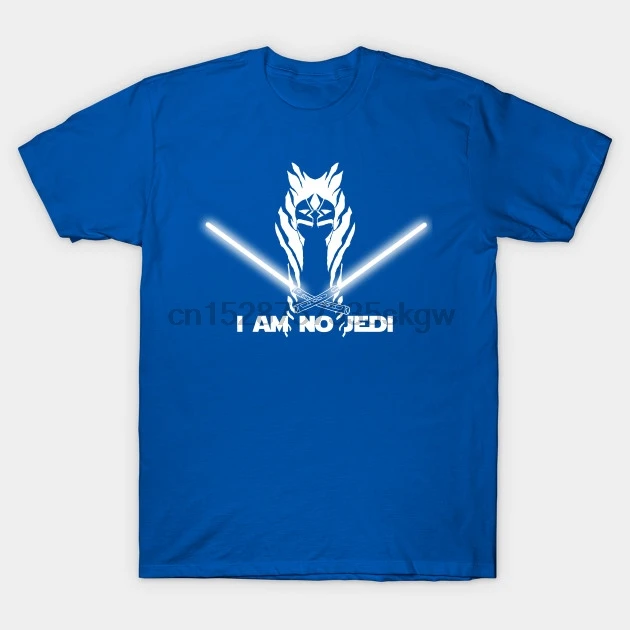 Мужская футболка с коротким рукавом надписью I Am No Jedi Ahsoka Tano|Футболки| |
