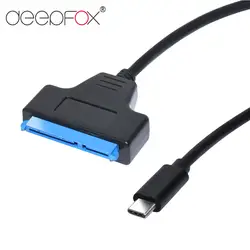 DeepFox внешний тип C до 2,5 дюймов HDD SATA интерфейс соединительный кабель USB 3,1 SATA кабель для ноутбука компьютер