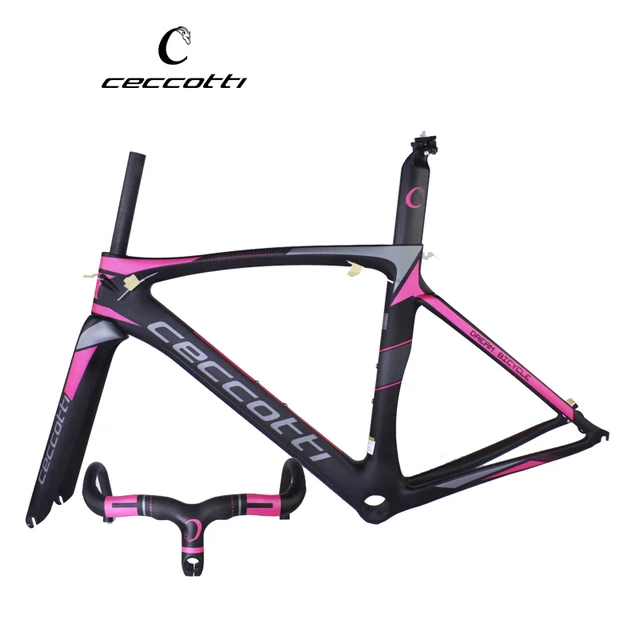 $US $474.00 New arrive cadre carbone route 2017 Ceccotti Brand carbon chinese carbon frames with carbon handleb