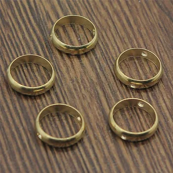 

30pcs/lot 4 Colors 8/10/12mm Fit 6/8/10mm Beads 3mm Width Charms Connector For Earring Bracelet Jewelry Making Accessories