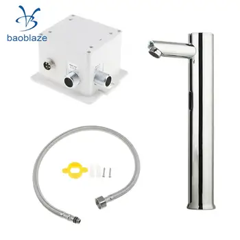 

Automatic Infrared Sensor Induction Faucet Modern Basin Sink Touchless Handsfree Tap for Home Hotels Public Buildings