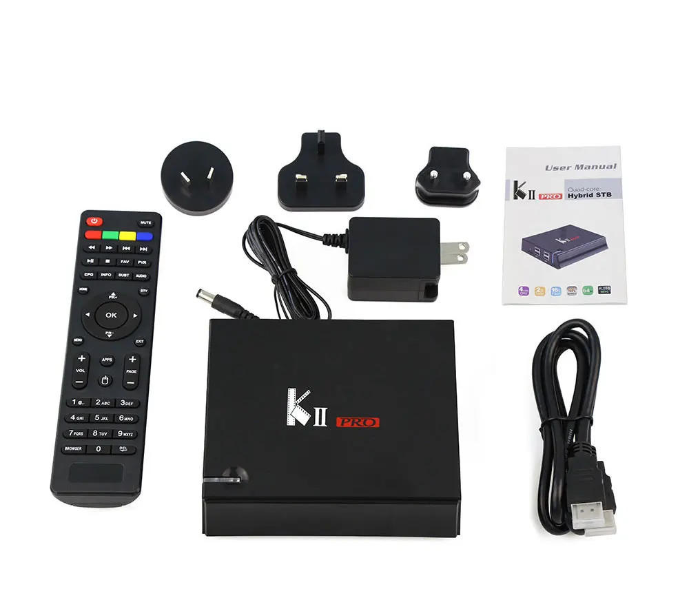 Mecool Кии Pro K2 Pro DVB-T2 DVB-S2 DVB-C Смарт ТВ Box Android 7,1 Amlogic S905D Quad-core HD Декодер каналов кабельного телевидения PK Mecool M8s Pro W