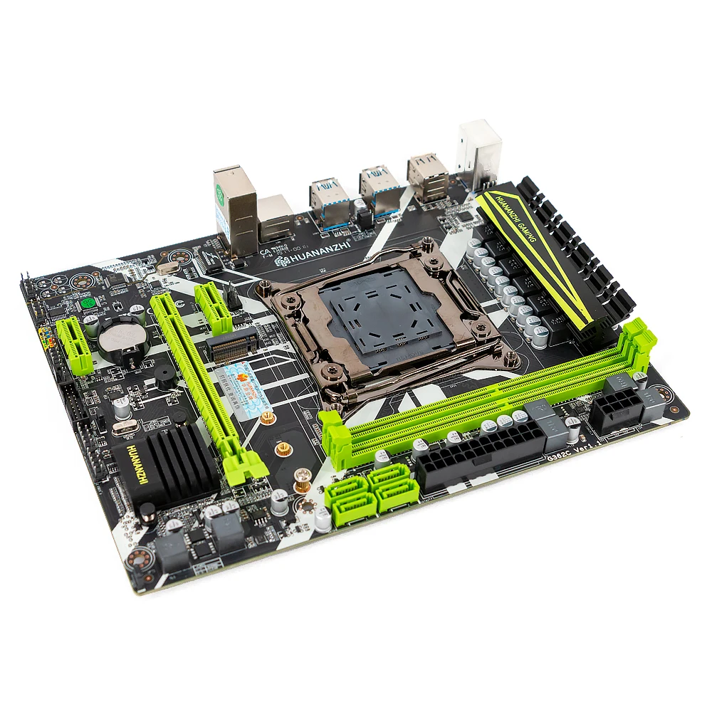 هوانان تشى X99-8M الألعاب اللوحة إنتل X99 LGA 2011-3 جميع سلسلة DDR4 ECC 1866/2133/2400 /2666 MHz 32 GB M.2 NVME USB3.0 ATX