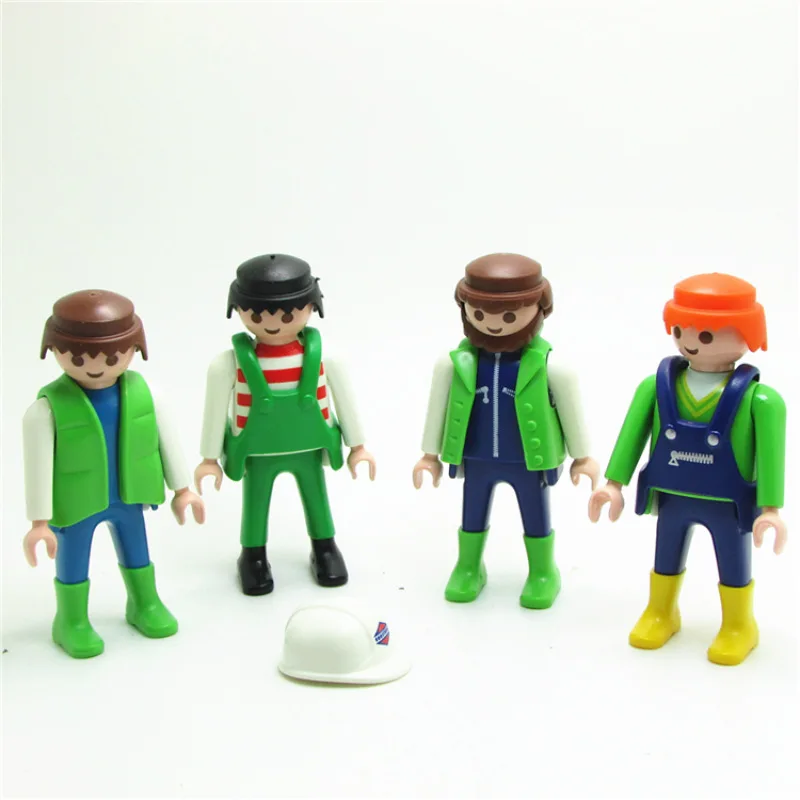 

Playmobil Set Cute Human Figures Action Figures Building Blocks Vinyl Dolls Sets Christmas Gift Toys for Children Playmobils