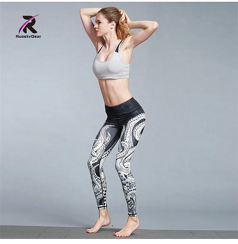 Женские штаны для йоги с высокой талией, леггинсы для фитнеса, женские спортивные Леггинсы с колготками