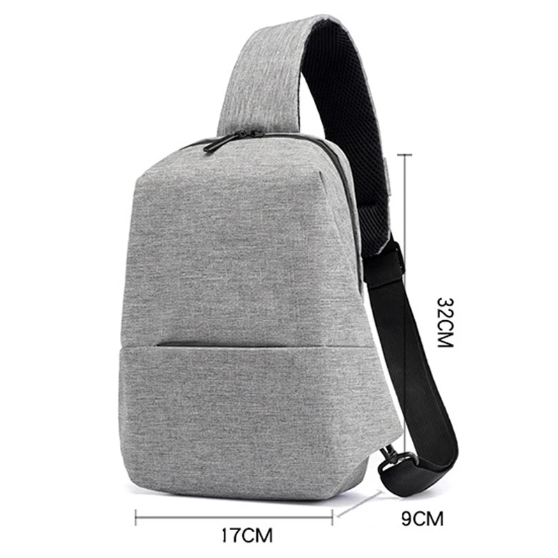

Bolso Hombre Men's Chest Sling Pack Satchel Shoulder Bag Small Day Packs New Oxford cloth Polyester