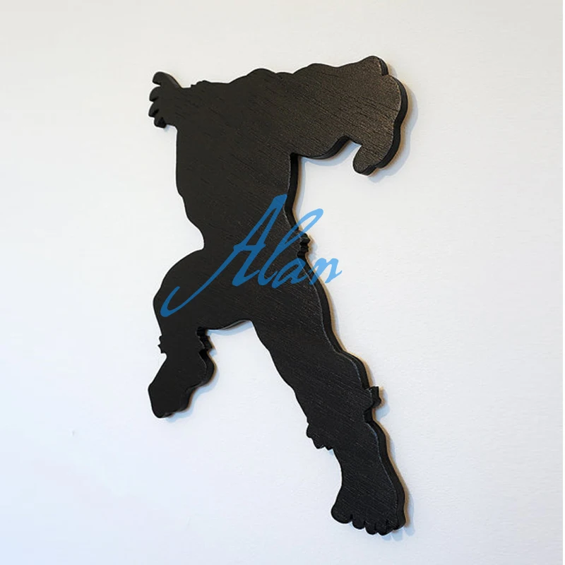 Free shipping custom black12" tall Superhero Thor, Wall ...