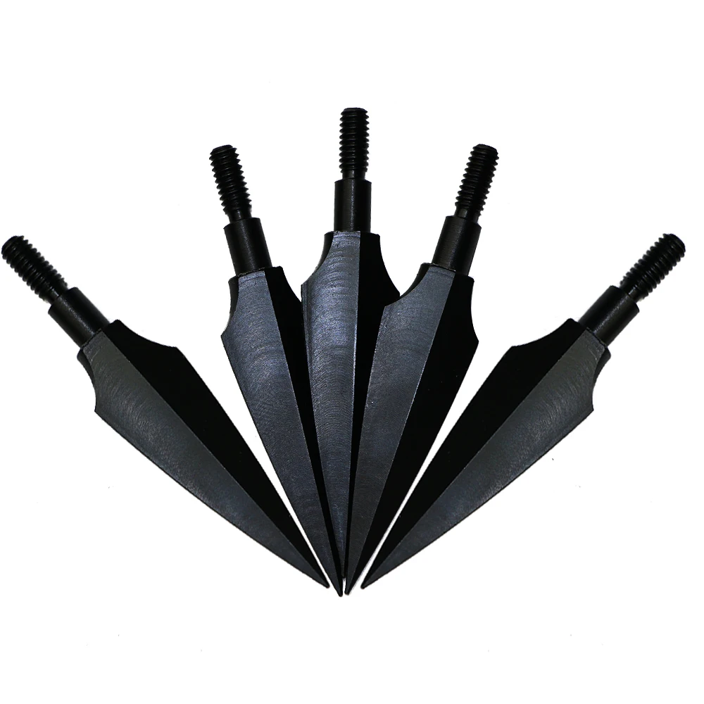 3pcs/lot 154grain Arrowheads Durable 2 Shape Blades Carbon Steel
