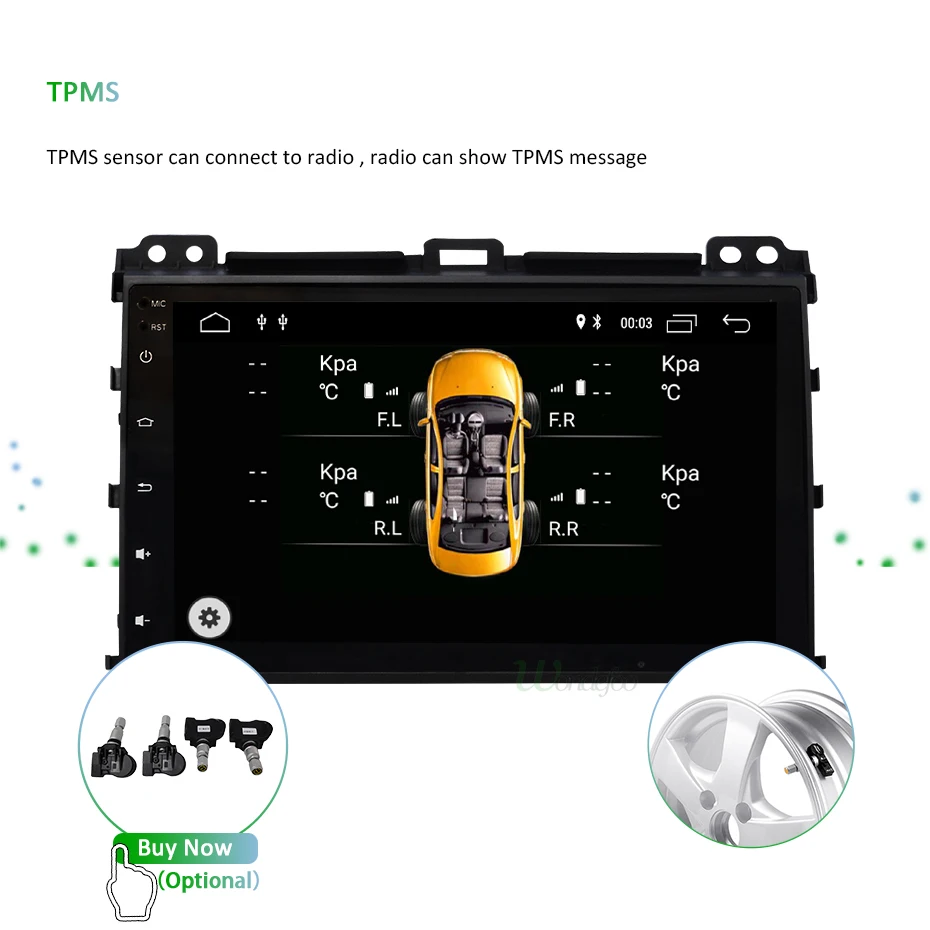 Discount 4G 64G Android 9.0 DSP IPS AV Output CAR GPS For Toyota Prado 120 Lexus GX470 screen navigation stereo radio NO DVD PLAYER 24