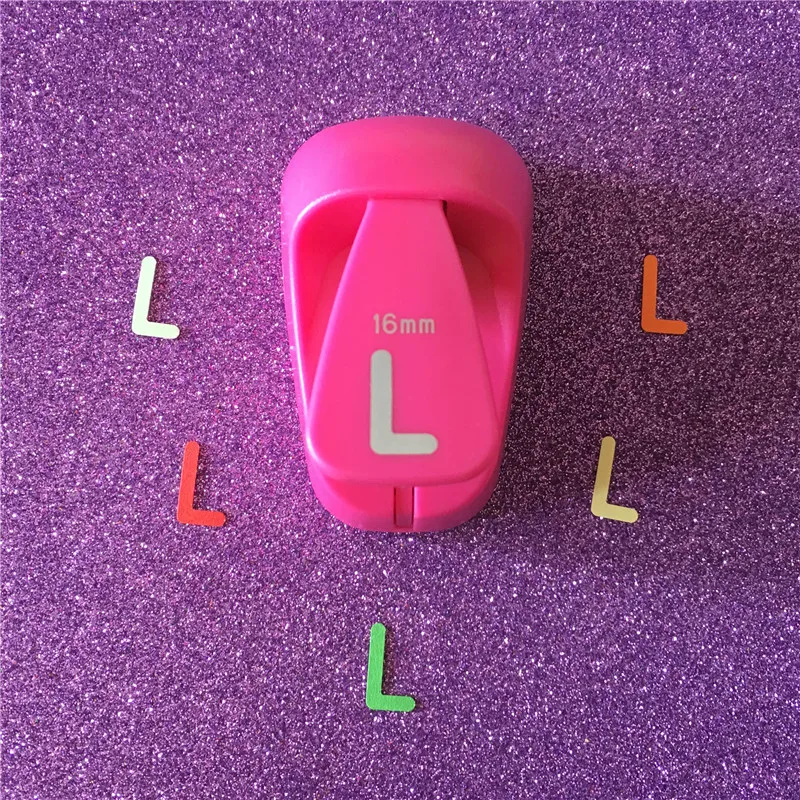 

Free Shipping Alphabet L shaped save power paper/eva craft punch Scrapbook Handmade punchers DIY letters hole punches puncher