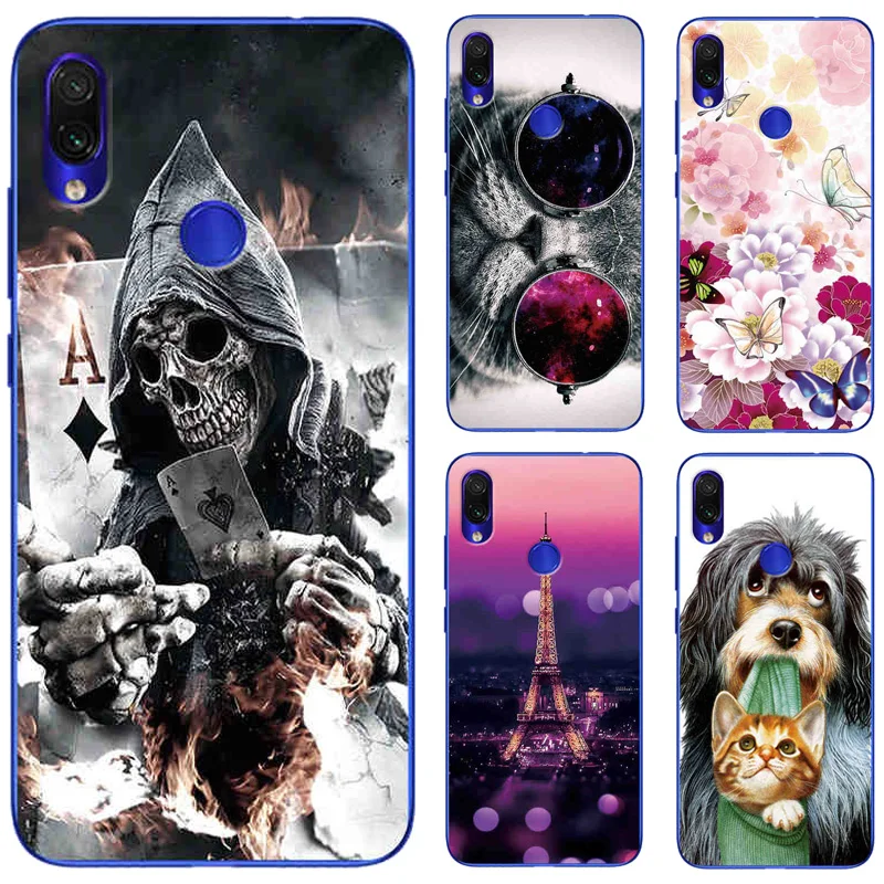

Case For Xiaomi Redmi Note 7 Animal Patterned TPU Soft Shell For Xiaomi Redmi Note 7 Pro Case 6.3" Phone Back Cover Fundas Capa