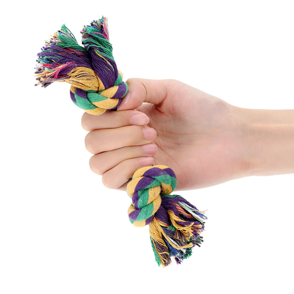 Buy Cotton Pet Rope Bone Durable Bone Shaped Dog Chew