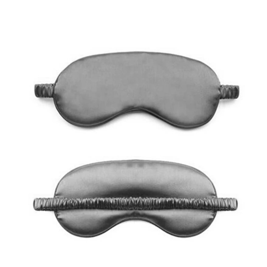 

Pure Silk Double-Side Shading EyeShade Sleeping Eye Mask Cover Eyepatch Blindfolds Eyeshade Health Sleep Shield Light Drop ship