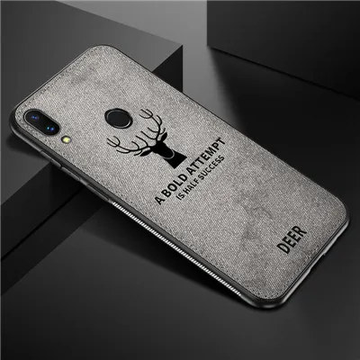 gray Тканевый чехол для телефона honor 10 9 lite светильник чехол для huawei honor 8c 8x чехол honer 8 lite 9 life 8 lite 9i 8 x note 10 play - Цвет: gray