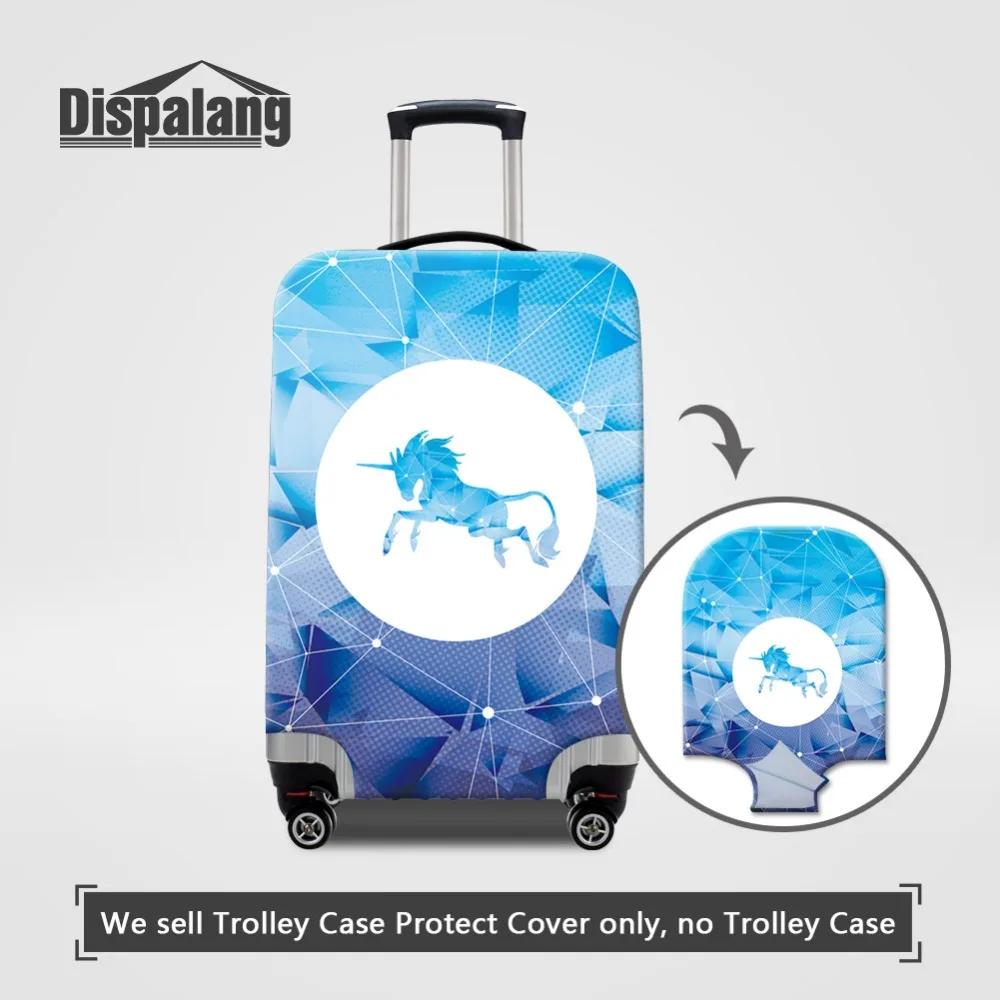 

Dispalang Unicorn Elastic Women Travel Bag Protective Cover Durable Luggage Cover Stretch Trolley Suitcase Cover For 18-30 inch