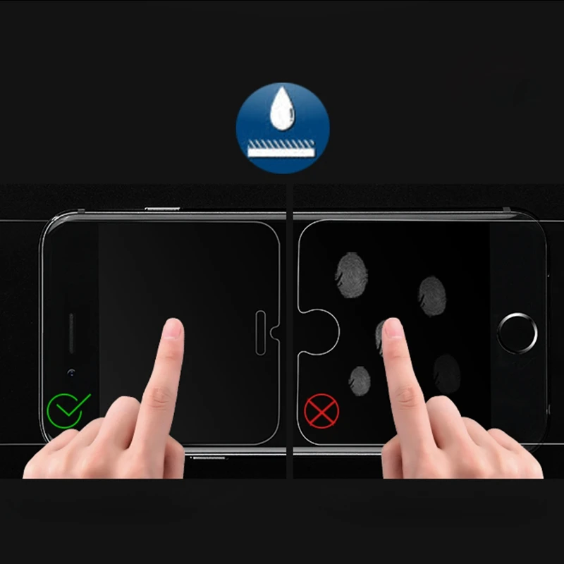 Защита для экрана из закаленного стекла iPhone X XS Max XR 11 12 Pro 6 6s 7 8 плюс 5 5s SE 4 4s 5C