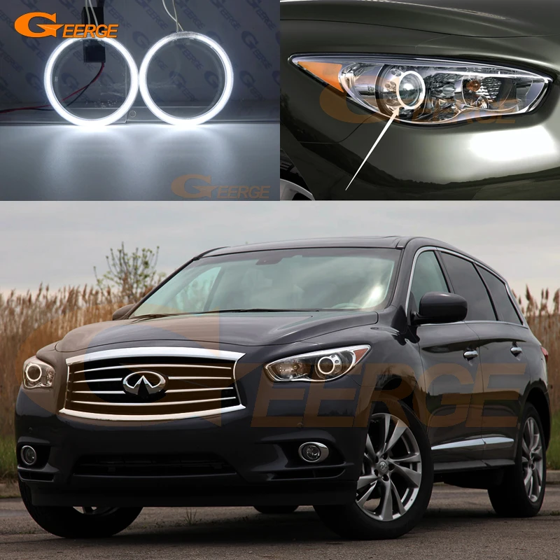 

For Infiniti JX35 QX60 2011 2012 2013 2014 2015 Excellent angel eyes Ultra bright illumination CCFL Angel Eyes kit Halo Ring