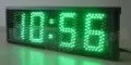 온도 + 날짜 (HST4-5G) 를 가진 4.5 인치 녹색 색깔 LED 시계