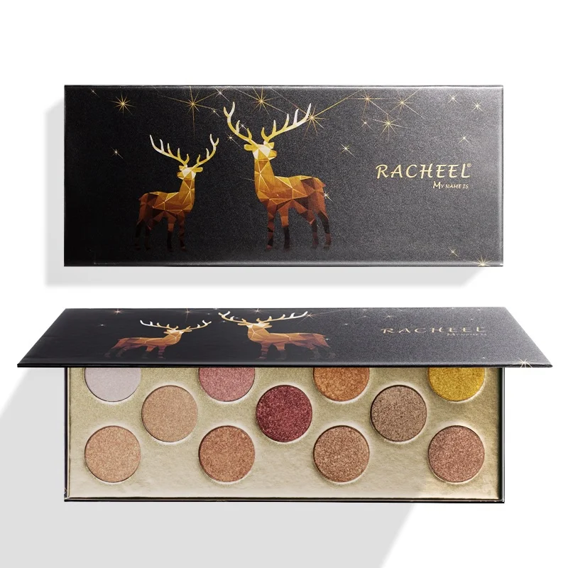 

Wet eye shadow pearl soft eye shadow gold earth color 11 color Eyeshadow Palette Not broken