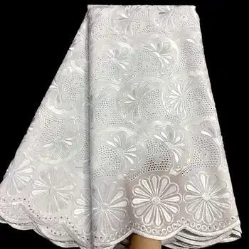 

Latest Nigeria Swiss Laces Fabric High Quality Swiss Voile Laces Switzerland Cotton African Dry Lace Fabric For Man Women XF-002