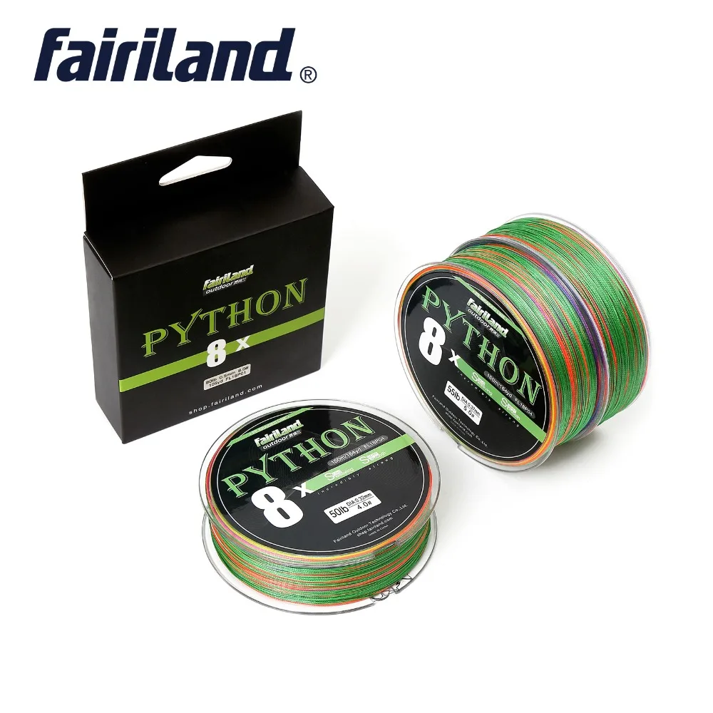 Fairiland 8 Strands Multicolor PE Fishing Line Wire 150m 0.8-6.0# 21-58Lb  Multifilament Braided Fish Line - AliExpress