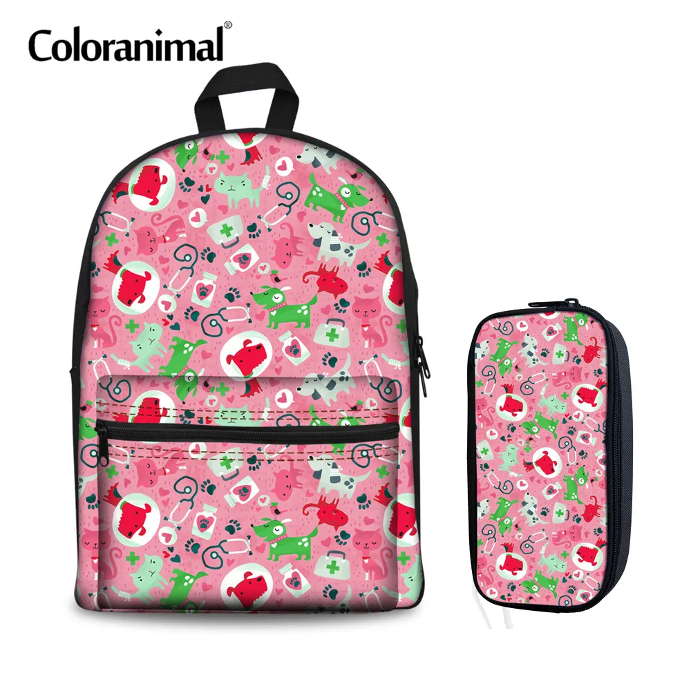 Мужская повседневная Холщовая Сумка Coloranimal дорожный рюкзак для ноутбука
