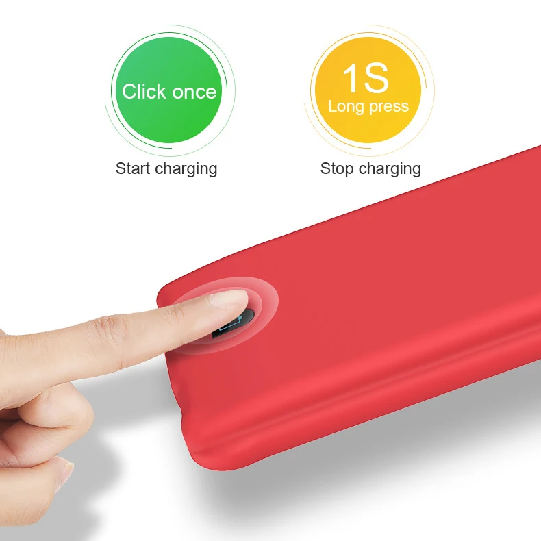 High Quality 7000mAh Battery Case Charger For iPhone 6/6s/7/8 Plus 4500mAh External Power Bank Battery Cases For iPhone 6 6s 7 8