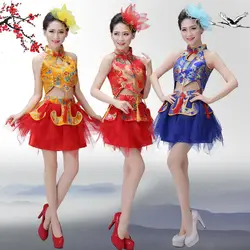 Высокое качество 2019 модные сценические современные танцевальные костюмы женские барабаны костюм новый водный классический китайский