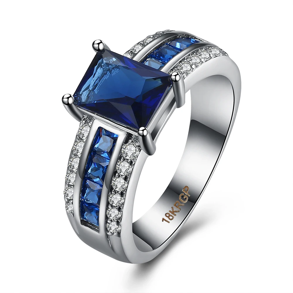 GemStoneKing Мода Стерлингового Серебра 925 Кольцо Винтаж Свадьба & Обручальное