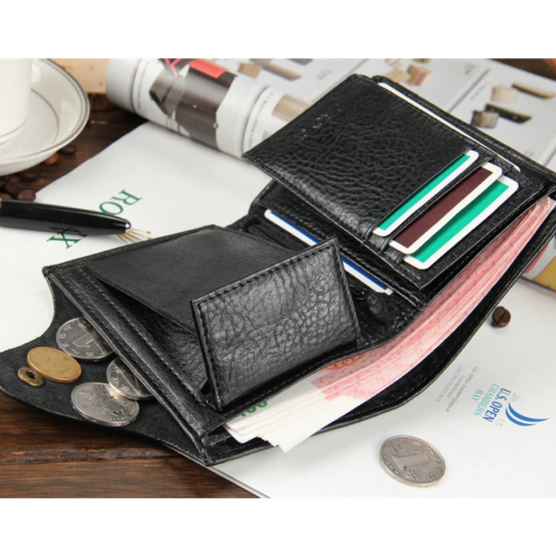 2018 New brand high quality short men's wallet ,Genuine leather qualitty guarantee purse for male,coin purse, free shipping 2018 New brand high quality short men's wallet ,Genuine leather qualitty guarantee purse for male,coin purse, free shipping