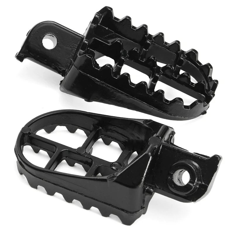 Черный для Dirt Pit Bike Aluminu подножки для YAMAHA PW 50 80 TW200 PW50 PW80 50 H FP02 для HONDA CRF XR