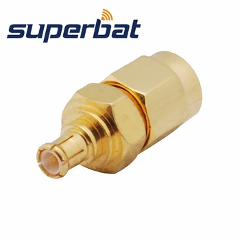 

Superbat WiFi Adapter Connector SMA Plug Male to MCX Plug Male Straight Goldplated RF Coaxial Adapter