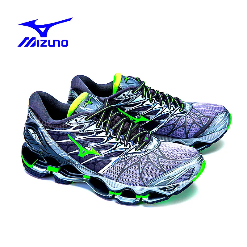 

2018 Mizuno Wave Prophecy 7 Professional Men Shoes Mesh ventilation Sneakers outdoor Weightlifting Shoes Gray GreenSize 40-45