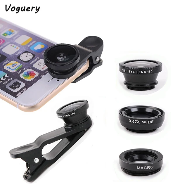Cheap Universal 3 in 1 Cell Phone Camera Lens Kit with Phone Clip Wide Angle Lens + Macro Lens + Fish Eye Lens for Mobile Phone Camera Cheap Universal 3 in 1 Cell Phone Camera Lens Kit with Phone Clip Wide Angle Lens + Macro Lens + Fish Eye Lens for Mobile Phone Camera
