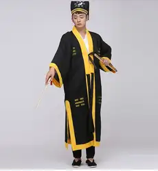 Даосская одежда даосский халат даосский священник одежда костюмы на Хэллоуин для мужчин Древняя китайская Danza folclorica Китай
