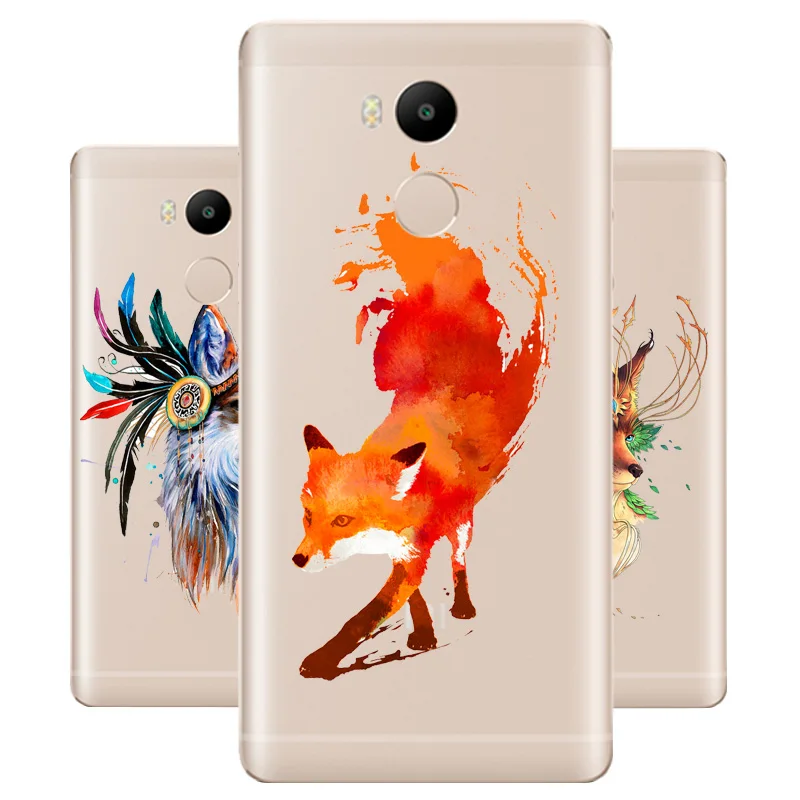 DREAMFOX M377 арт лиса Мягкий ТПУ силиконовый чехол для Xiaomi Redmi Note 3 4 5 Plus 3S 4A 4X 5A Pro Global |