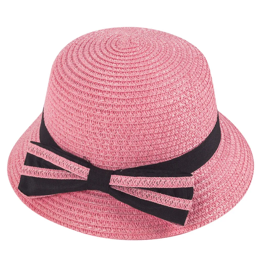 

2019 MAXIORILL NEW HOT Cute 3-5 Years Old Children Straw Boater Hat Festival Summer Sun Beach Hat Wholesale T4