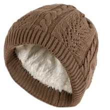 Вязанная шапка для женщин и мужчин, зимняя шапка, модные белые и черные Лыжные шапки, плотная теплая шапка, флисовые шапочки, шапка Skullies Bonnet, хип-хоп feminin