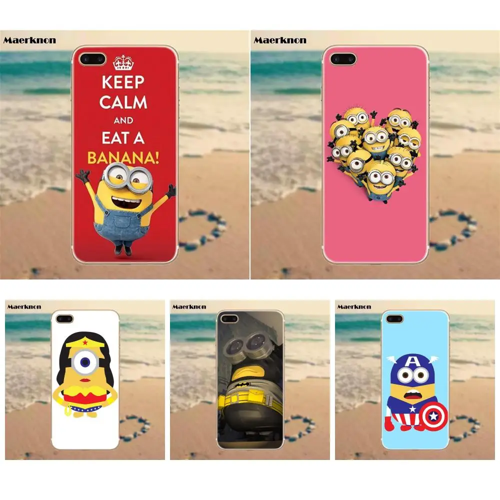 

Bob Minions Rainbow Unicorn For Xiaomi Redmi 4 3 3S Pro Mi3 Mi4 Mi4i Mi4C Mi5 Mi5S Mi Max Note 2 3 4 Soft TPU Bags Cases